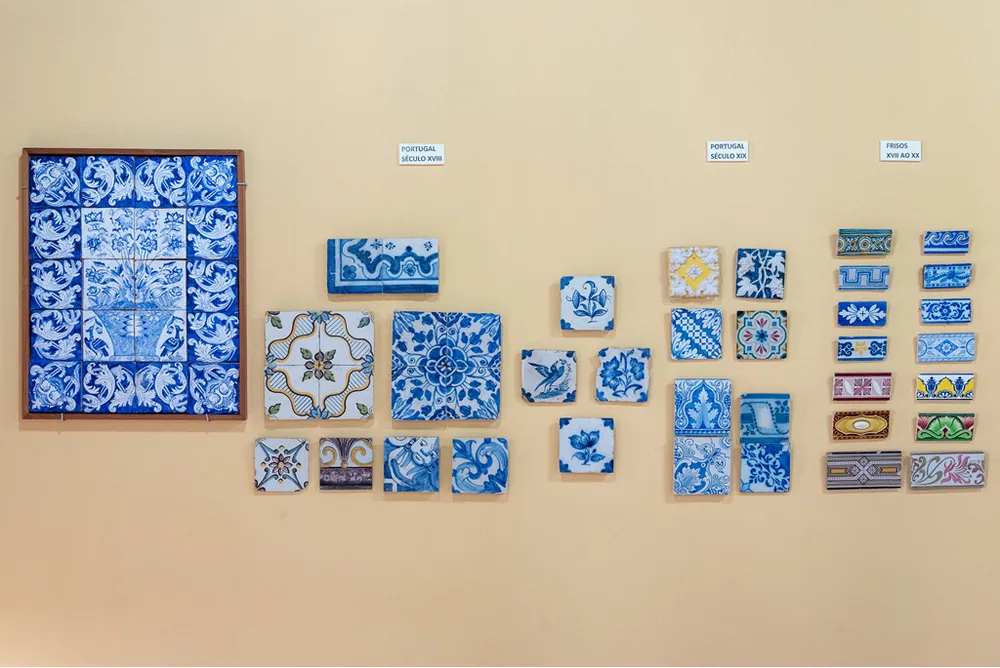 Coleção de azulejos europeus