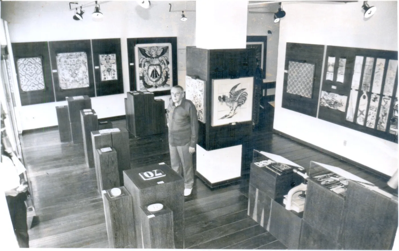 O ceramista participou da inauguração do museu