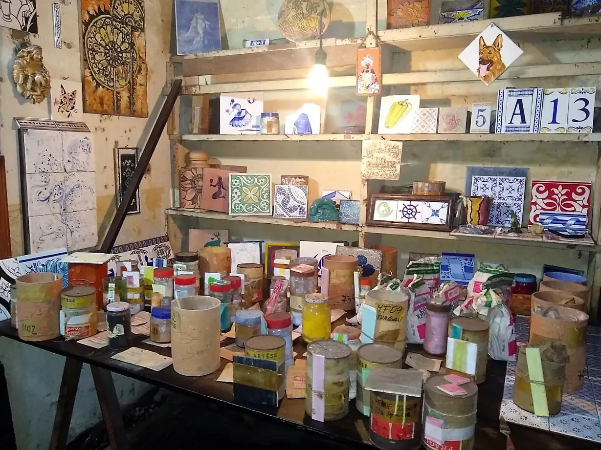 Centro de produção de azulejos autorais