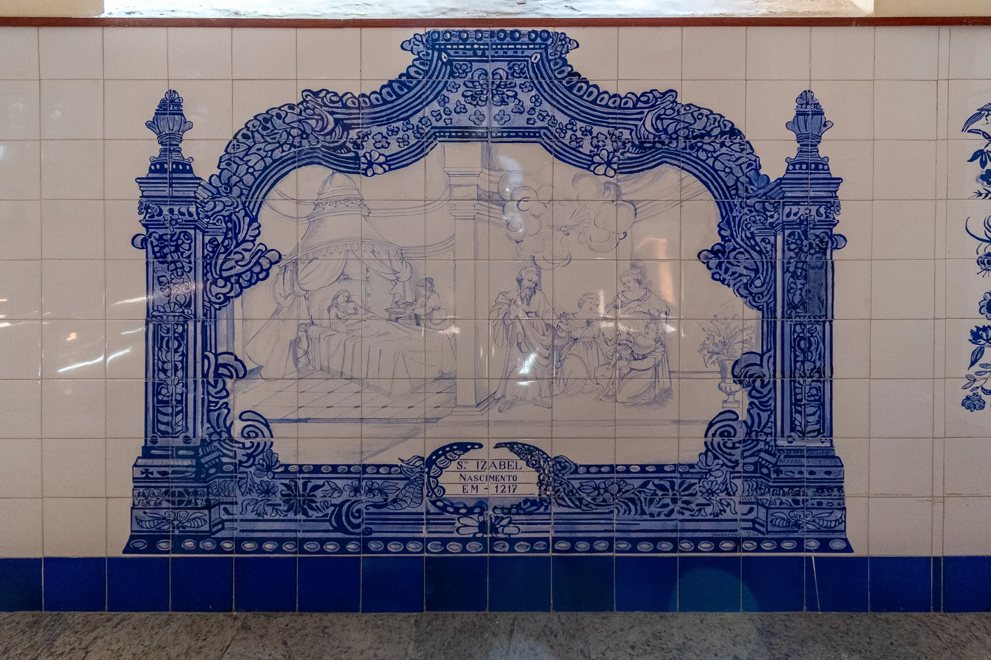 O Painel do Nascimento de Santa Isabel