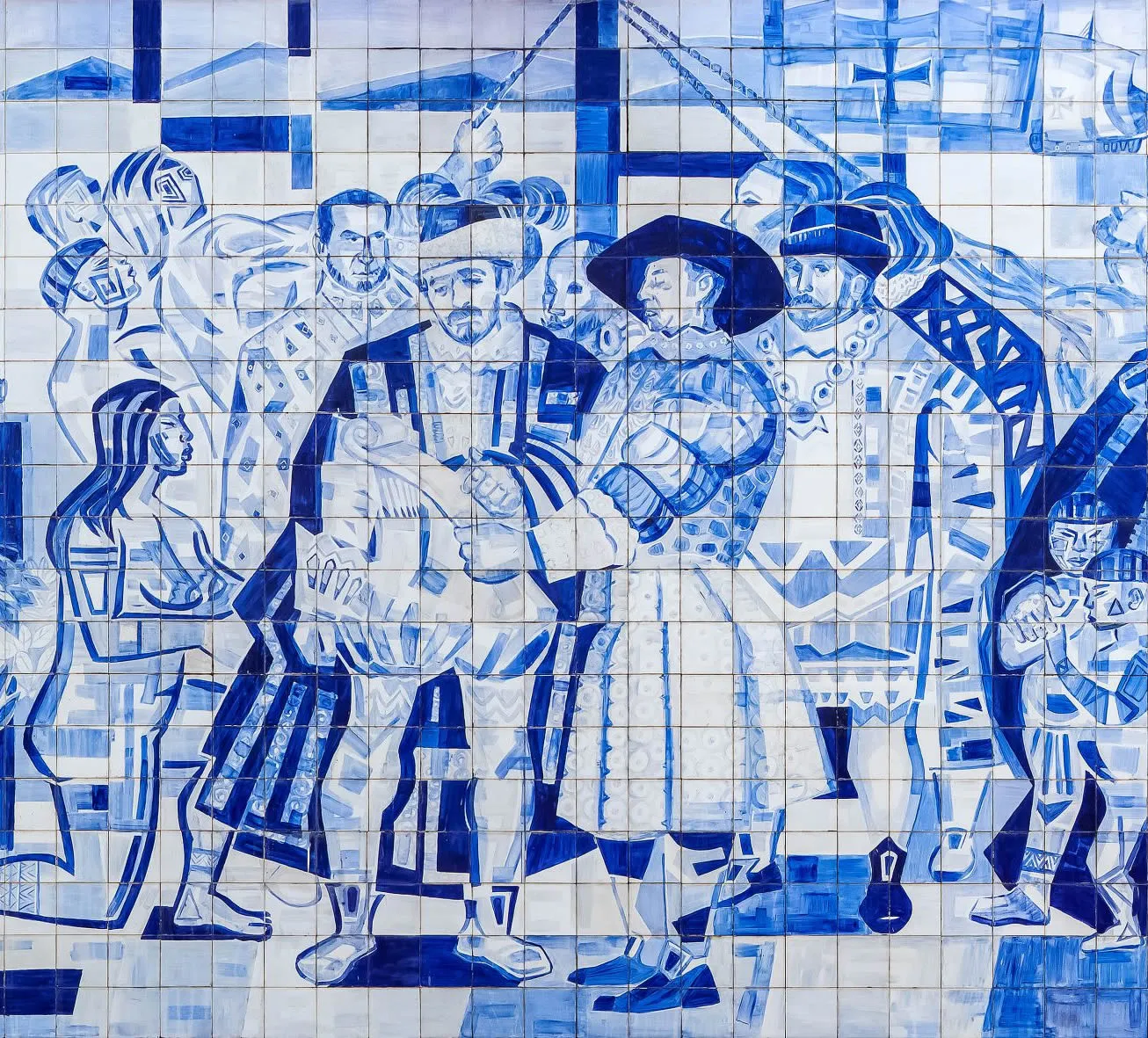 Tomé de Souza dialogando com o mestre Luís Dias