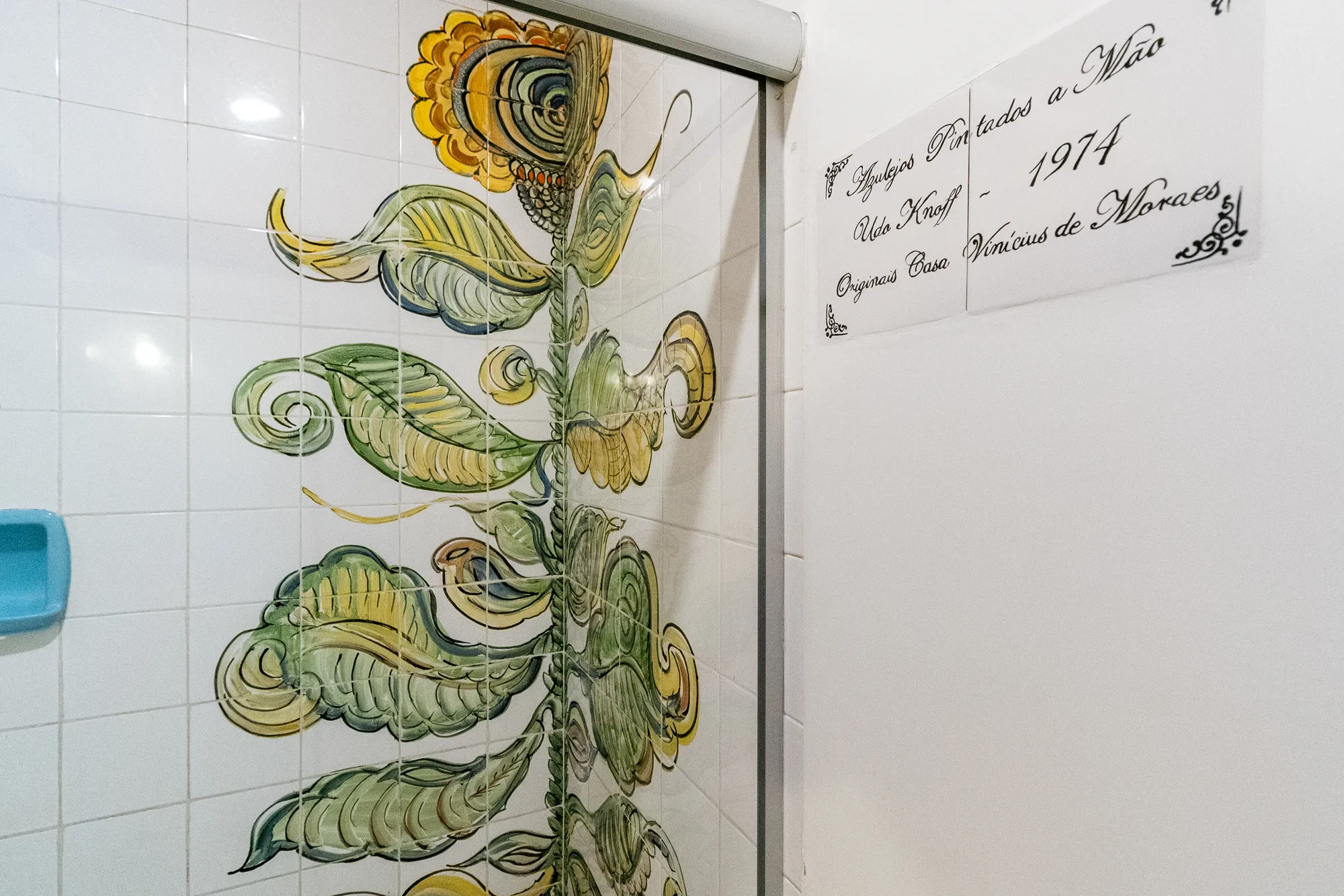 Painel de flores amarelas